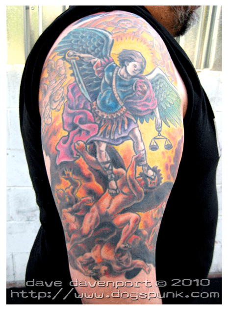 saint michael tattoo. Tag: st michael